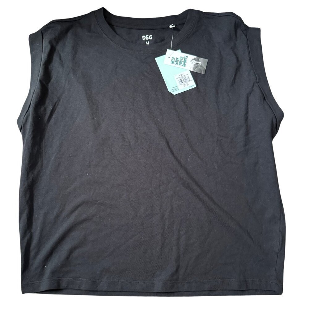 DSG womens cotton fashion tank black NWT size M